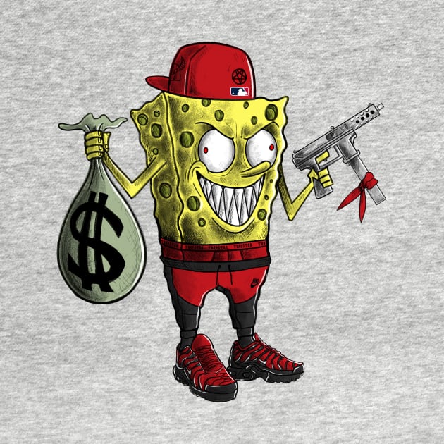 gangsta SpongeBob by markusloewe